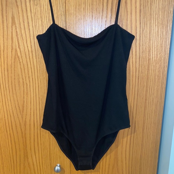 H&M Tops - Black Spaghetti Strap Bodysuit